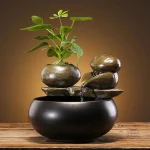 Céramique japonaise pour fontaine d'intérieur élégante
