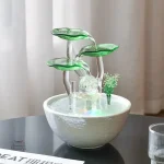 Fontaine japonaise épurée en style minimaliste