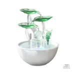 Détails esthétiques d'une fontaine japonaise moderne