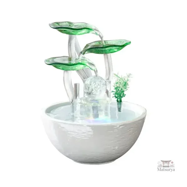 Détails esthétiques d'une fontaine japonaise moderne