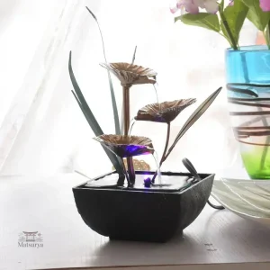 Décoration Feng Shui avec une fontaine japonaise apaisante