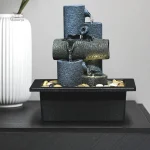 Fontaine japonaise originale décorative en jardin