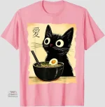 T-shirt japonais avec motifs ludiques