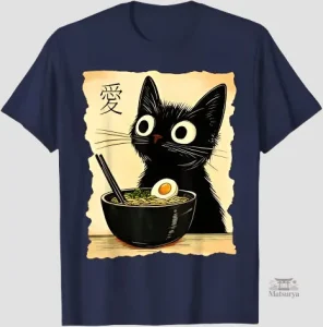 T-shirt japonais coloré et stylé
