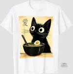 T-shirt aux couleurs vives, style japonais