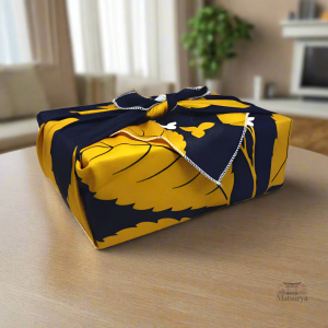 Furoshiki motifs feuillage pour décoration et cadeaux