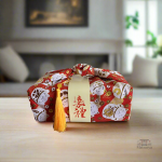 Furoshiki chat, symbole de chance et de prospérité