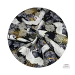 Furoshiki avec design de grues, parfait pour un usage créatif