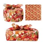 Furoshiki Coloré en Tissu Traditionnel Japonais