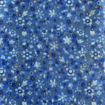 Furoshiki japonais en tissu bleu
