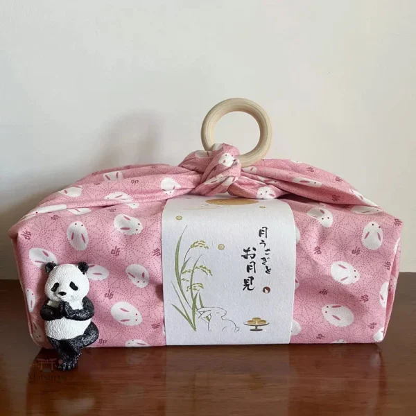 Furoshiki lapin pour emballage écologique