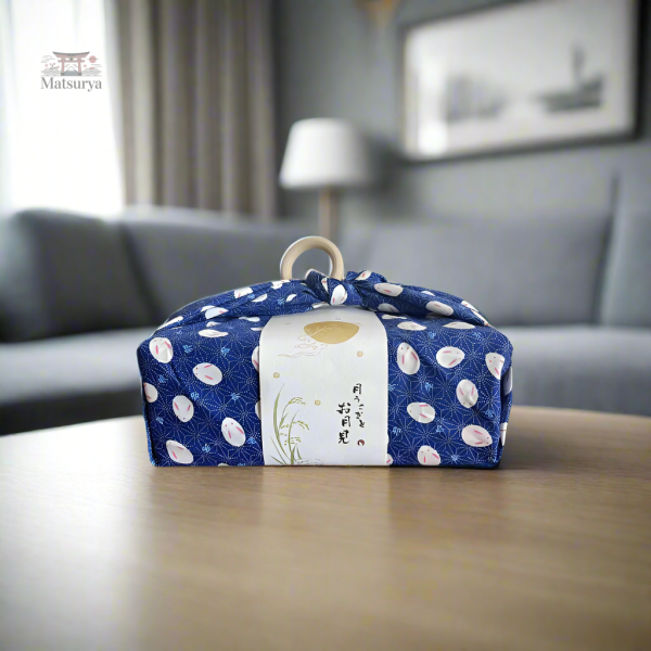 Furoshiki japonais avec motif de lapin