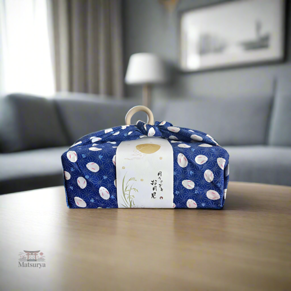 Furoshiki décoratif japonais avec design de lapin