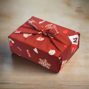 Furoshiki de Noël aux motifs festifs