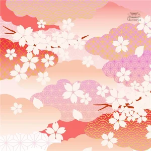 Furoshiki Sakura, emballage éco-responsable en coton imprimé