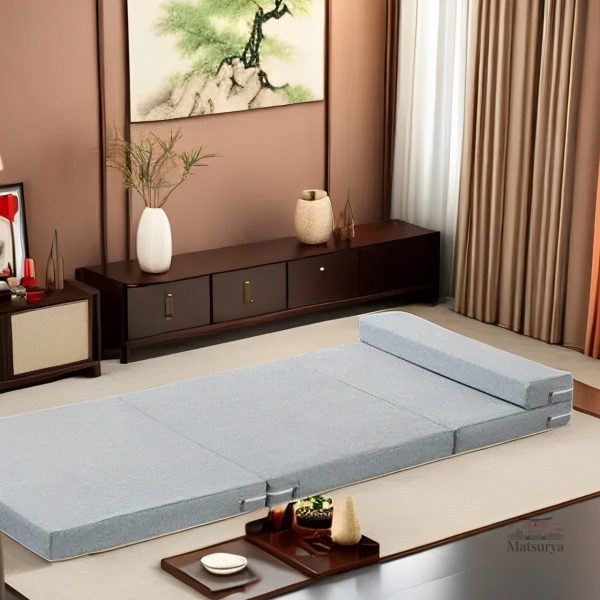 Futon pliable idéal pour les petites espaces