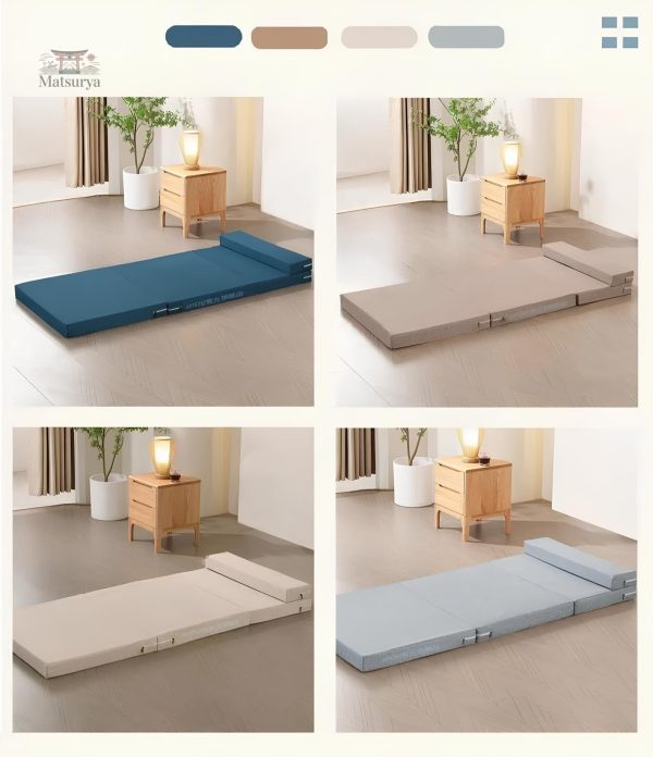 Futon japonais aux dimensions adaptées aux besoins