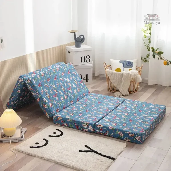 Futon pliable pour salon polyvalent