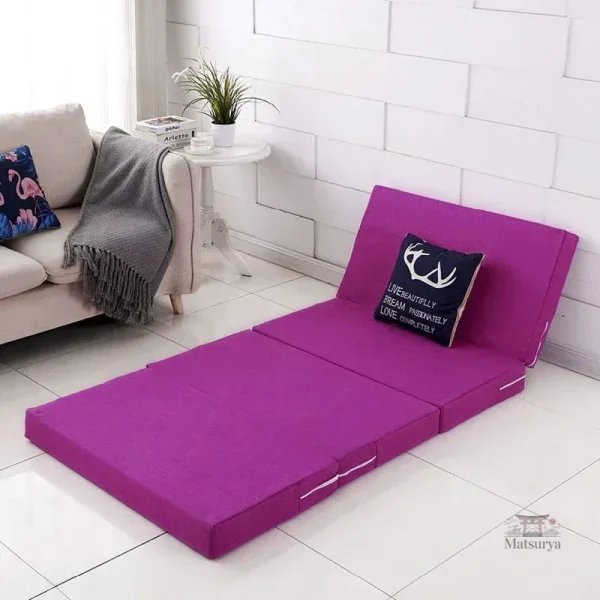 Futon pliant, parfait pour le camping ou la maison