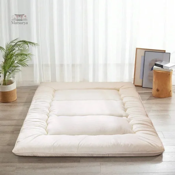Futon Sol en coton pour un sommeil paisible