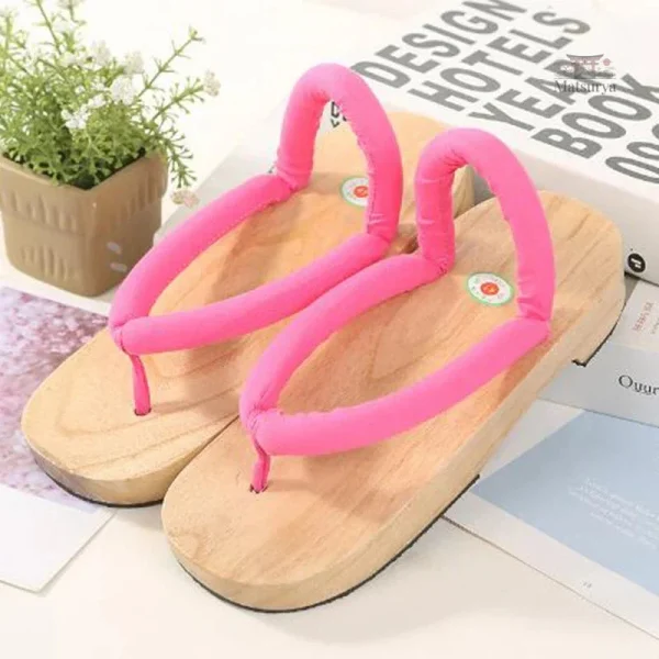 Geta femme, sandales artisanales japonaises modernes