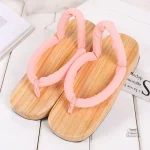 Geta en bois pour femme, look traditionnel chic