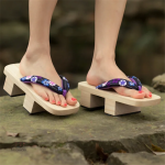 Chaussures geta confortables avec design floral