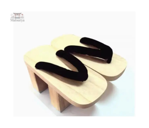 Geta Japonais Talon Haut en bois traditionnel
