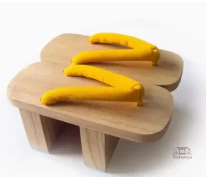 Chaussures Geta avec talon, élégance et culture japonaise