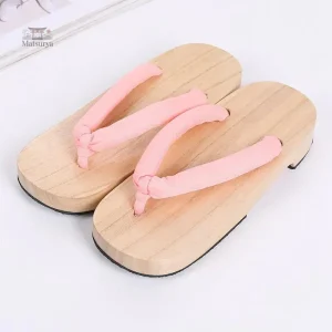 Geta en bois, style japonais authentique