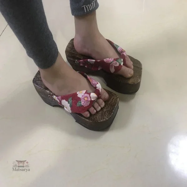 Geta Femme Talon Élevé
