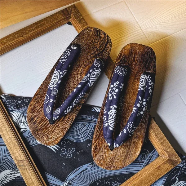 Geta Japonaise Confort Homme en bois traditionnel