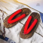 Geta homme stylées avec semelle en bois