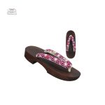 Geta japonaise stylée avec design traditionnel