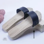 Sandales en bois pour femme, style japonais