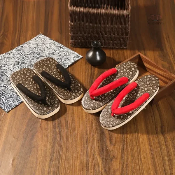 Geta en bois traditionnel, confort et élégance