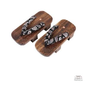 Geta Sandales Japonaises en bois traditionnelles
