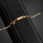 Gourmette japonaise personnalisée avec charm diamant