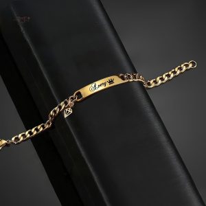 Gourmette japonaise personnalisée avec charm diamant