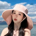 Chapeau japonais avec protection pour le cou