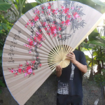 Éventail mural japonais pour décoration intérieure