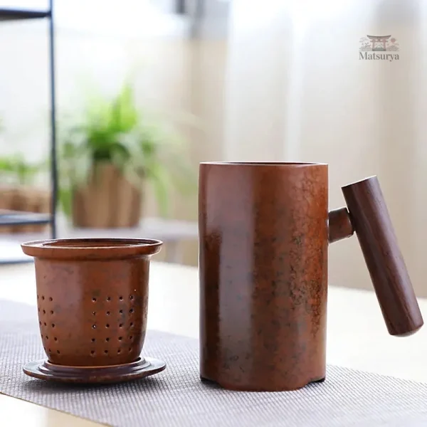 Mug japonais en céramique, grande capacité