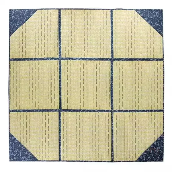 Tapis large en tatami, confort et esthétique
