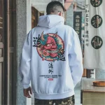 Hoodie Japonais pour homme avec motif stylisé