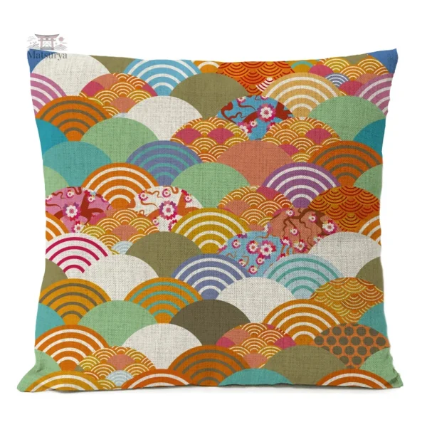 housse-de-coussin-coloree-japonaise-1 Housse de coussin colorée japonaise