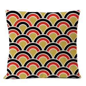 Housse de coussin design japonaise pour décoration intérieure