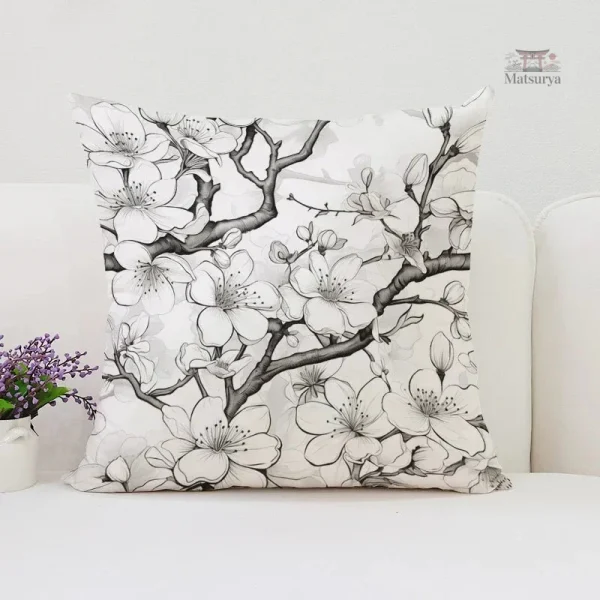 housse-de-coussin-fleurs-japonaises-1 Housse de coussin fleurs japonaises