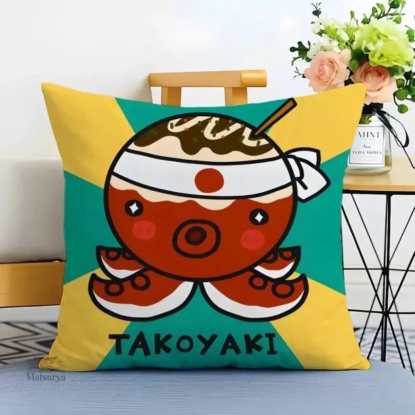 housse-de-coussin-imprime-takoyaki-1 Housse de coussin imprimée Takoyaki