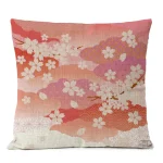 Housse de Coussin Japonaise Élégante en décoration japonaise