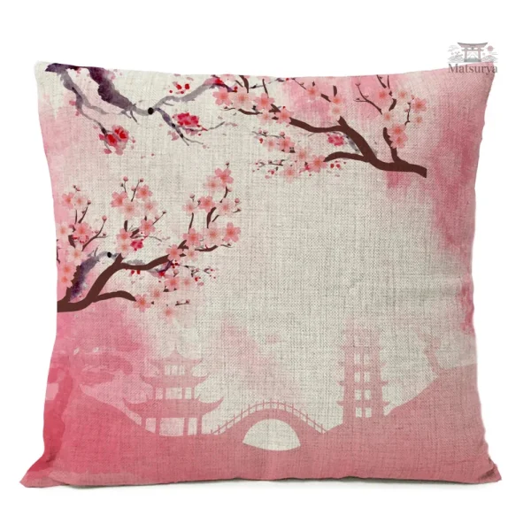 housse-de-coussin-japonaise-rose-sakura-1 Housse de coussin japonaise rose Sakura